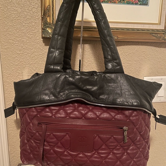 Chanel Coco Cocoon Zipped Tote Lambskin
Large black reversible - Picture 14 of 16